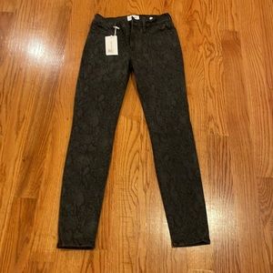 Frame Le Skinny de Jeanne Python Print